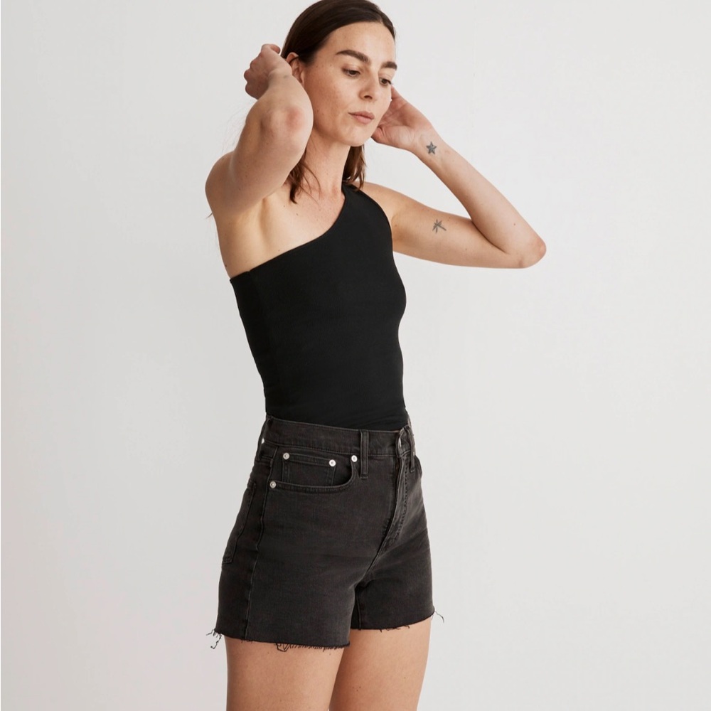 Madewell High Rise Denim Shorts Lunar Wash Size 27